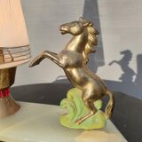 Art deco horse pitched bedside lamp 1930