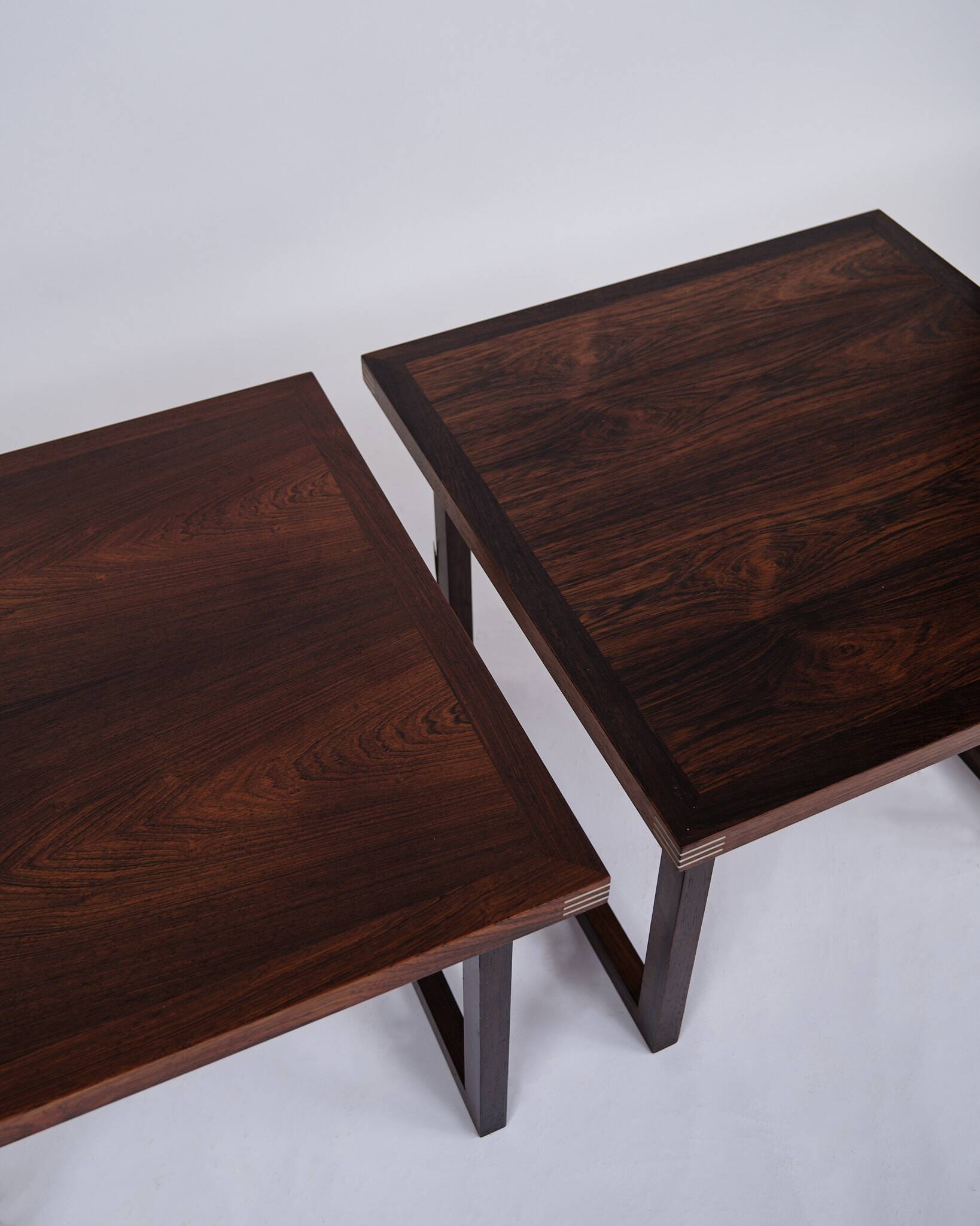 Ensemble de tables d'appoint / tables basses - palissandre - Rud Thygesen - Heltborg Furniture - 1960