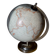 Vintage terrestrial globe on a metal stand