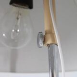 Mushroom floor lamp space age metal Napako 1970s Czechoslovakia