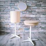 Space Age dressing table and stool