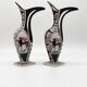 Pair of "zoomorphic" vases – ceramic, Italy, 1960s