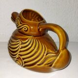 Vintage zoomorphic table pitcher sarreguemines