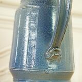 Signed blue sandstone pitcher