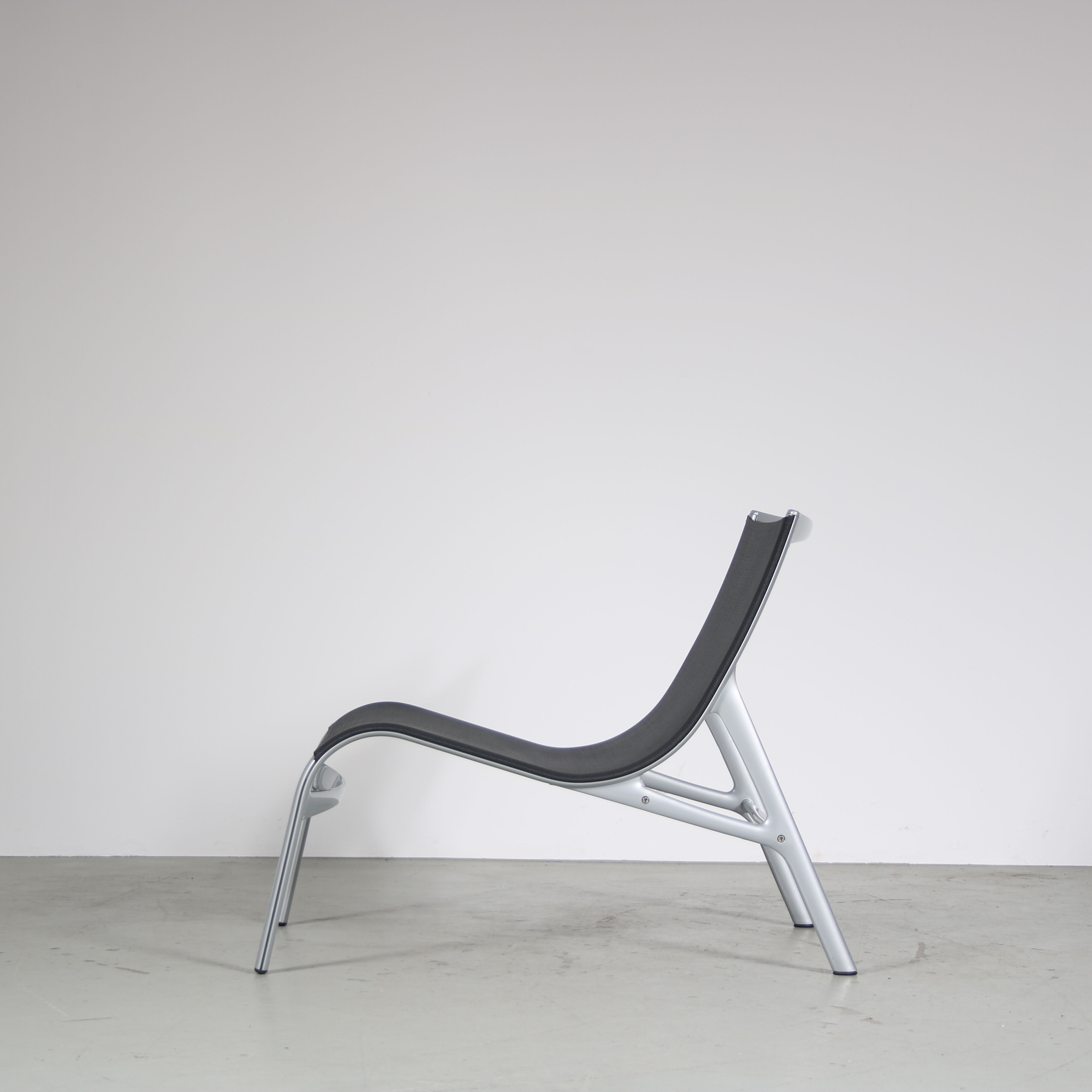 1980s alberto meda lounge chair for alias, italy
