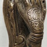 Door knocker in bronze