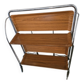 Desserte pliante vintage chromé & Formica 70’s