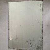Old bevelled stitched mirror 78x108cm