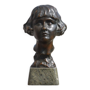 Suzy De Grauw, Head of a Girl (1918)