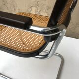 Marcel Breuer's walnut S64 armchair for Thonet