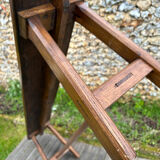 Vintage farmhouse bench in solid oak