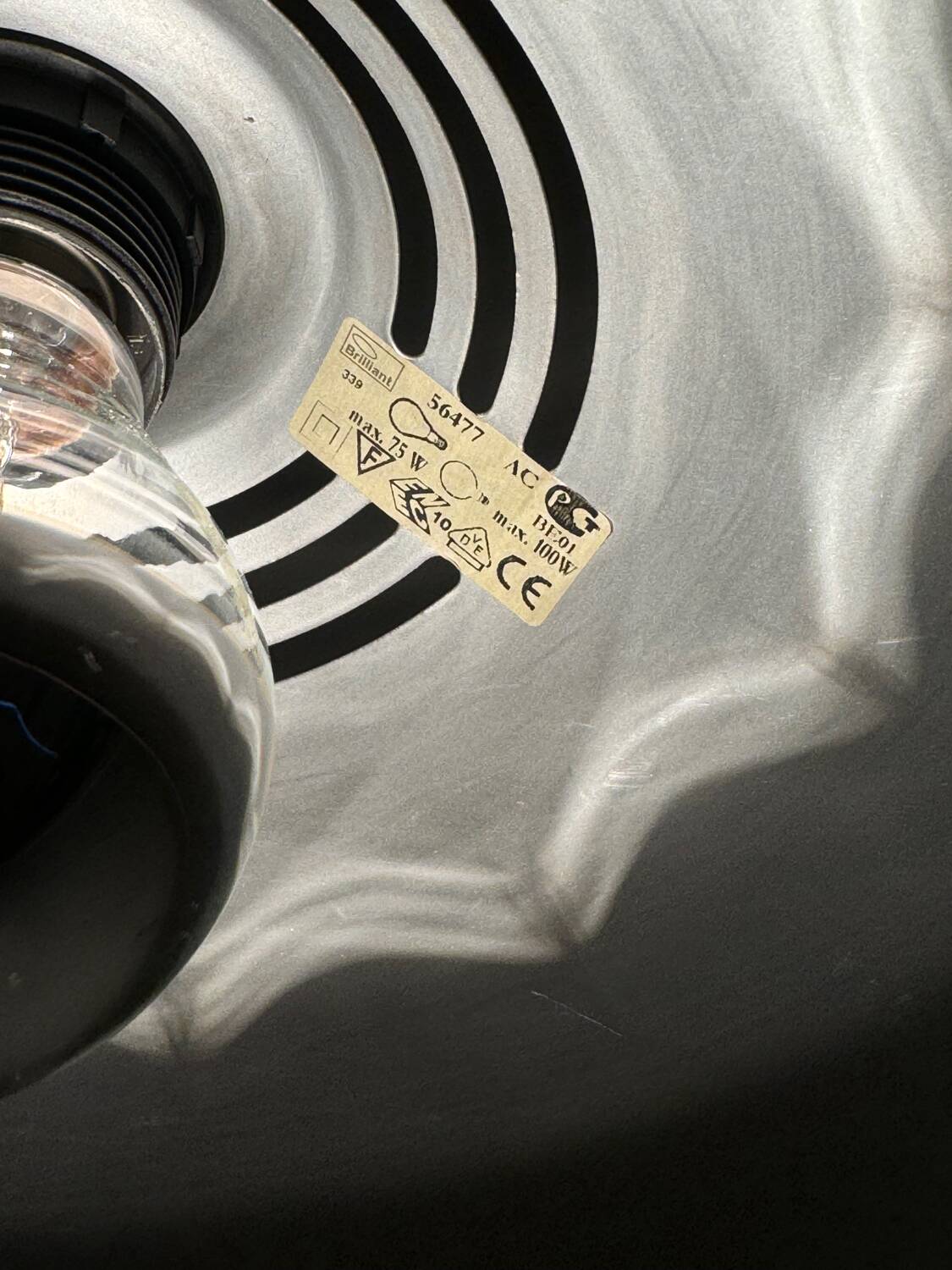 Memphis design chandelier from the 80s