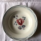 6 assiettes creuses Digoin modèle Magali