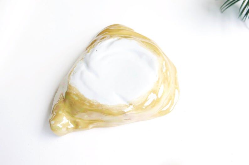 Ceramic "oyster" butter, 1960s