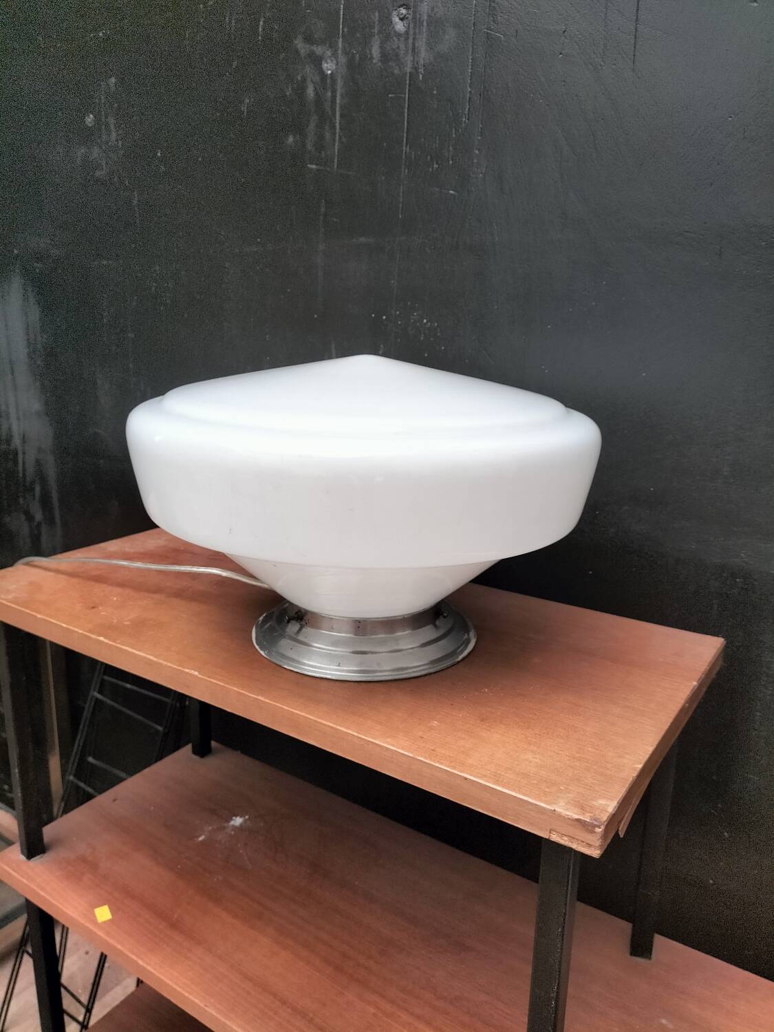Lampe opaline art déco