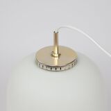 Danish vintage pendant lamp Kina by Bent Karlby, Lyfa, 1946