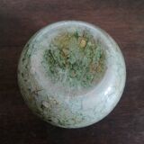 Vase boule verre laqué