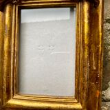 Golden photo frame little angels
