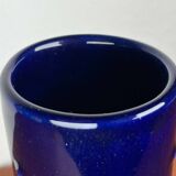 Cobalt blue ceramic vase from the Bangkok series by Melitta, mid-century, 1960s.