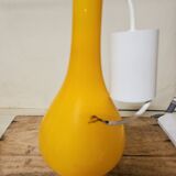 Vintage orange opaline pendant light