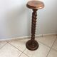 Sellette solid wooden column