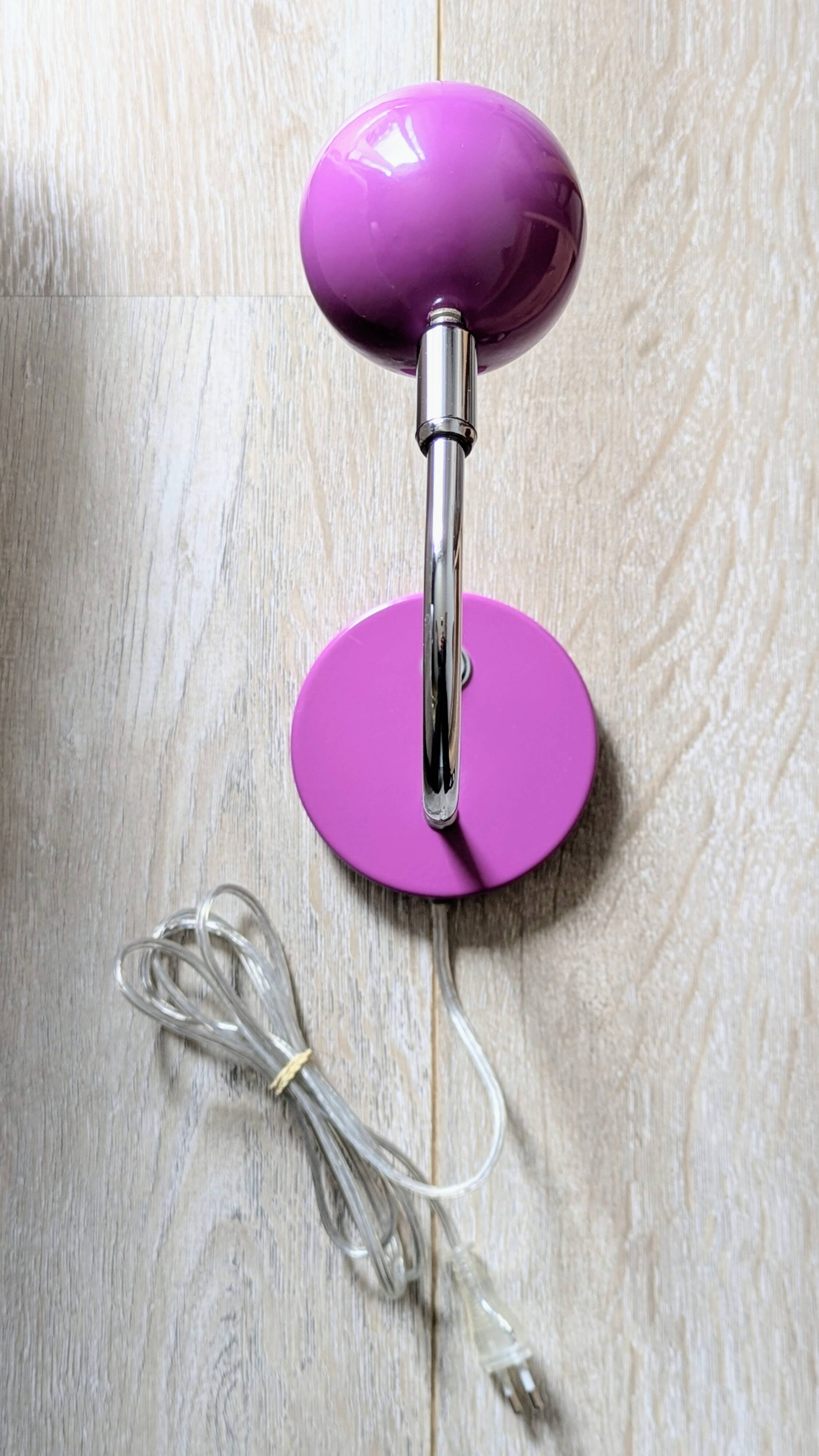 Purple eyeball lamp (L-0196)