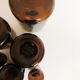 Lot of 7 bottles of amber glass apothecary style