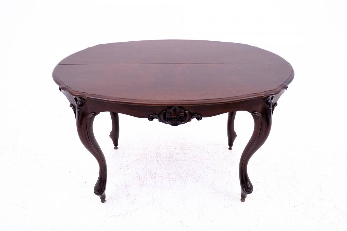 Mahogany table, Western Europe, circa 1920.