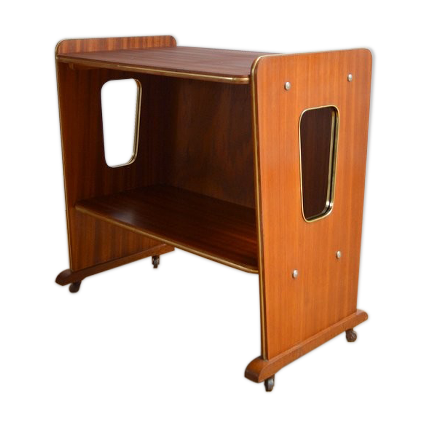 Side table on wheels 1950