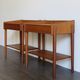 Børge Mogensen Scandinavian teak bedside tables 1950s