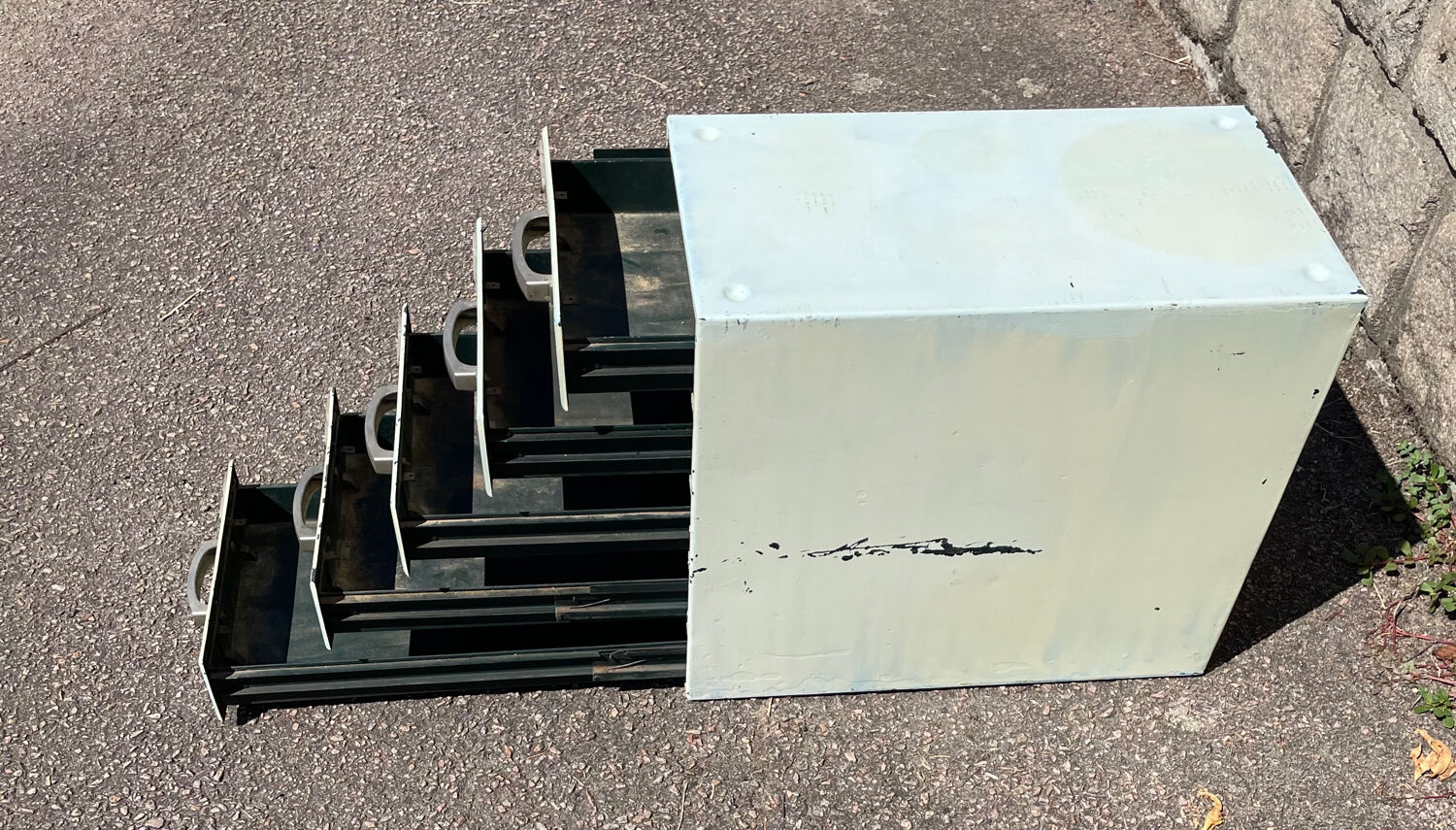 Vintage Metal Drawer Unit