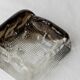 Transparent and Smoky Grey Murano Glass Ashtray – Vintage 1980s Hollywood Regency Decor