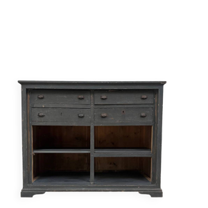 meuble de métier patiné