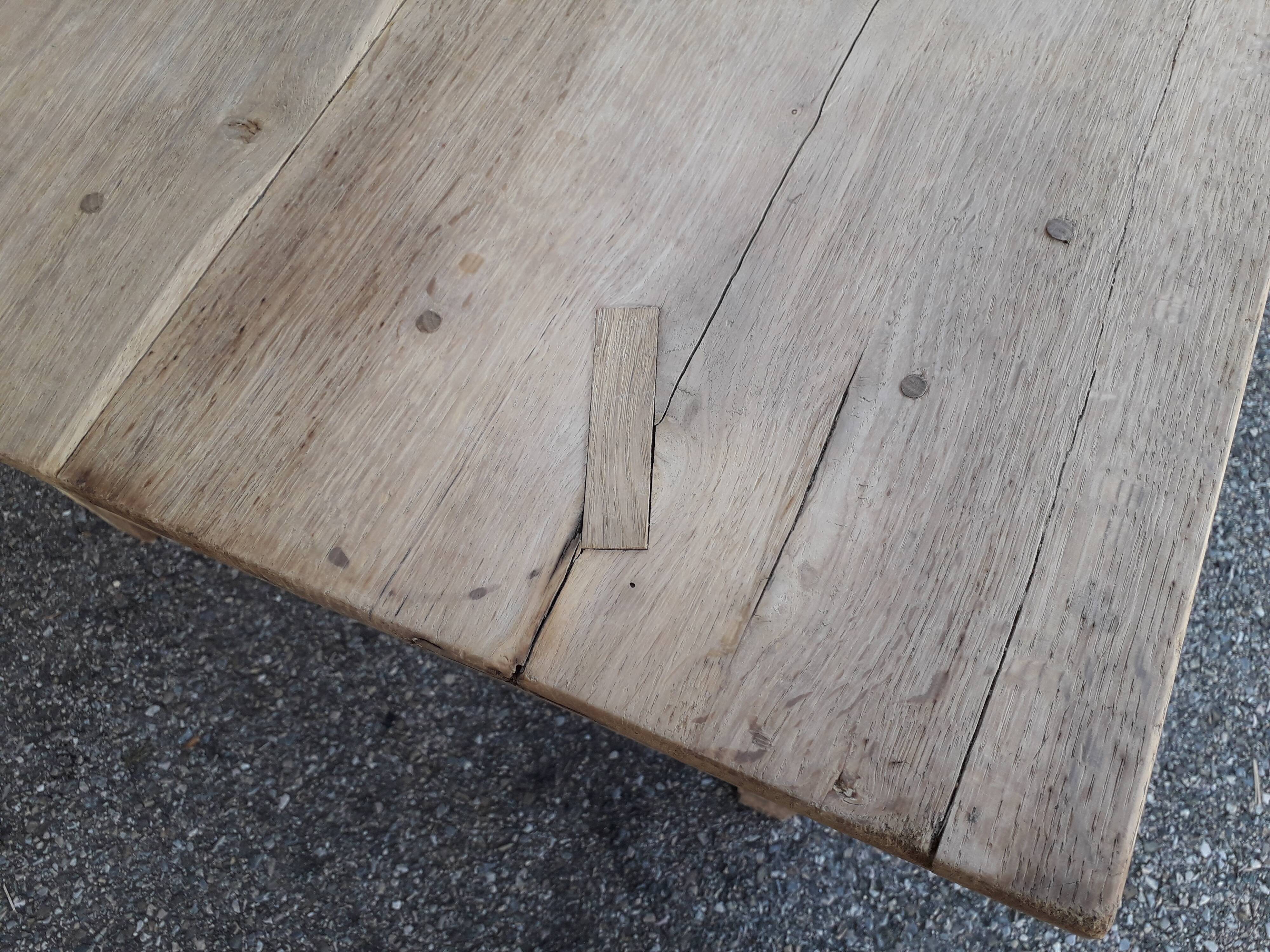 214 cm drawer farm table