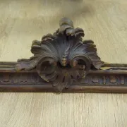 Large antique carved wooden mirror – Louis XV style – late 19th century