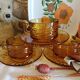 Large vintage glass cups by Vereco