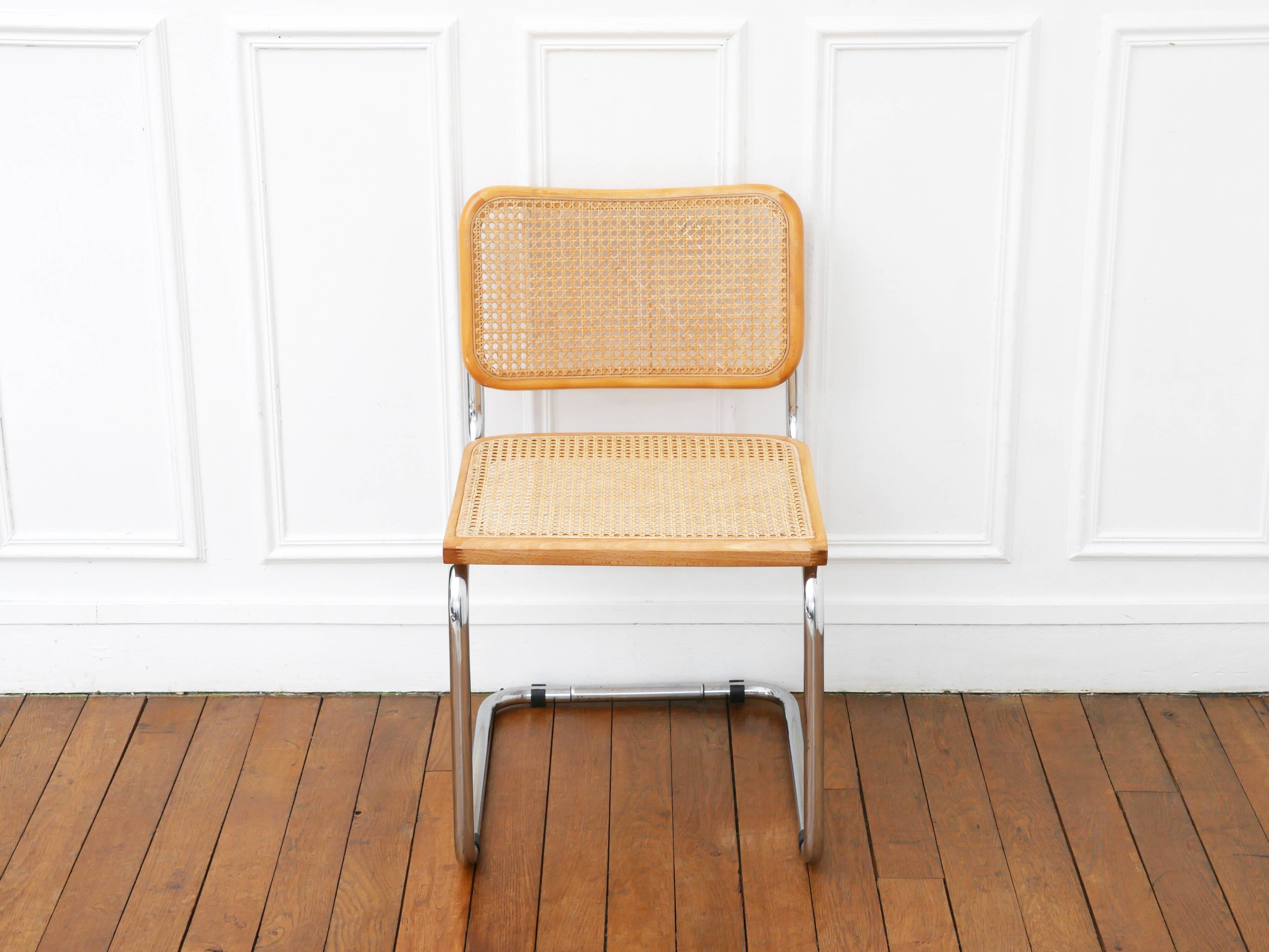 Cesca B32 chair / seat caning redone / 8 chairs available
