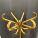 Baumann style 1960 swivel parrot coat rack in curved wood