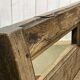 Banc rustique en châtaignier fin XIXème