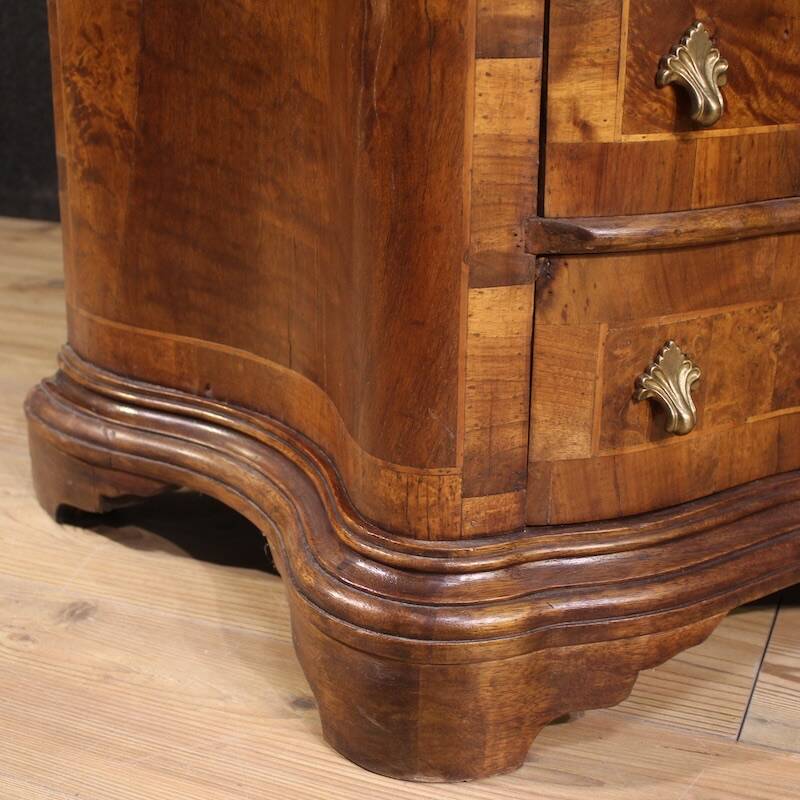 Bureau italien incrusté du 20e siècle