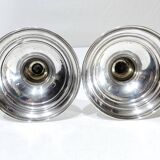 Pair of Silver Candle Holders Egypt