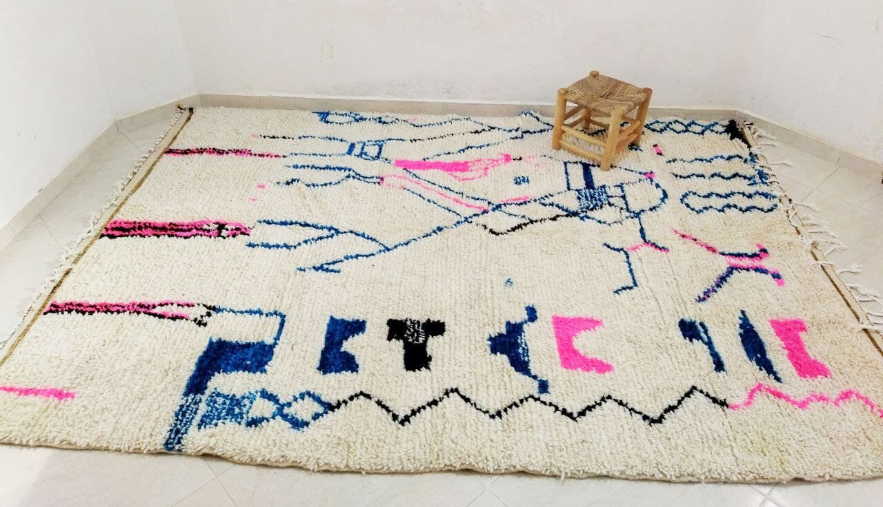 Moroccan berber carpet 282x197cm