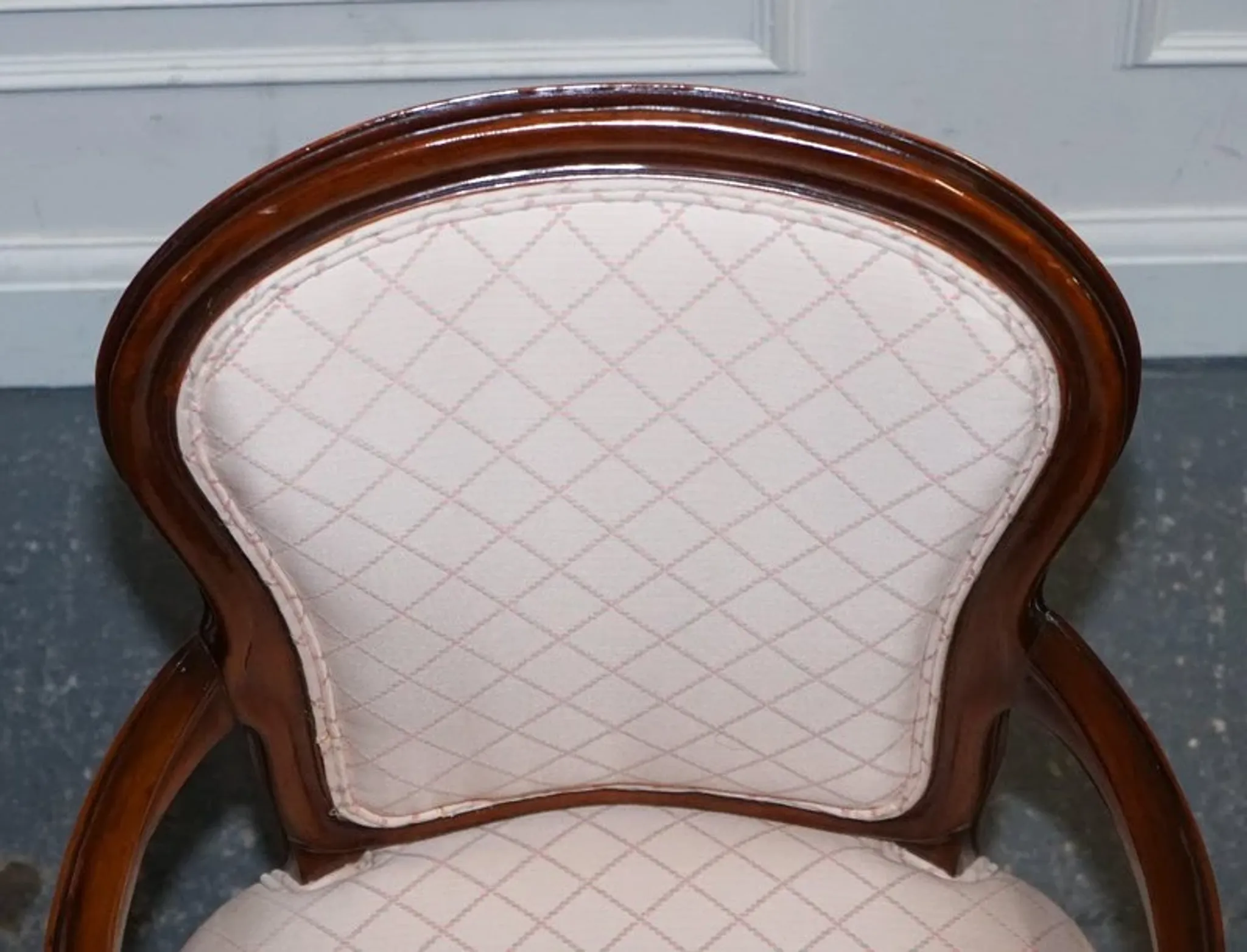 Vintage Walnut Lounge Chair, France