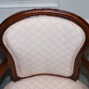 Vintage Walnut Lounge Chair, France