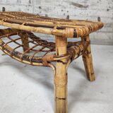 Rattan coffee table
