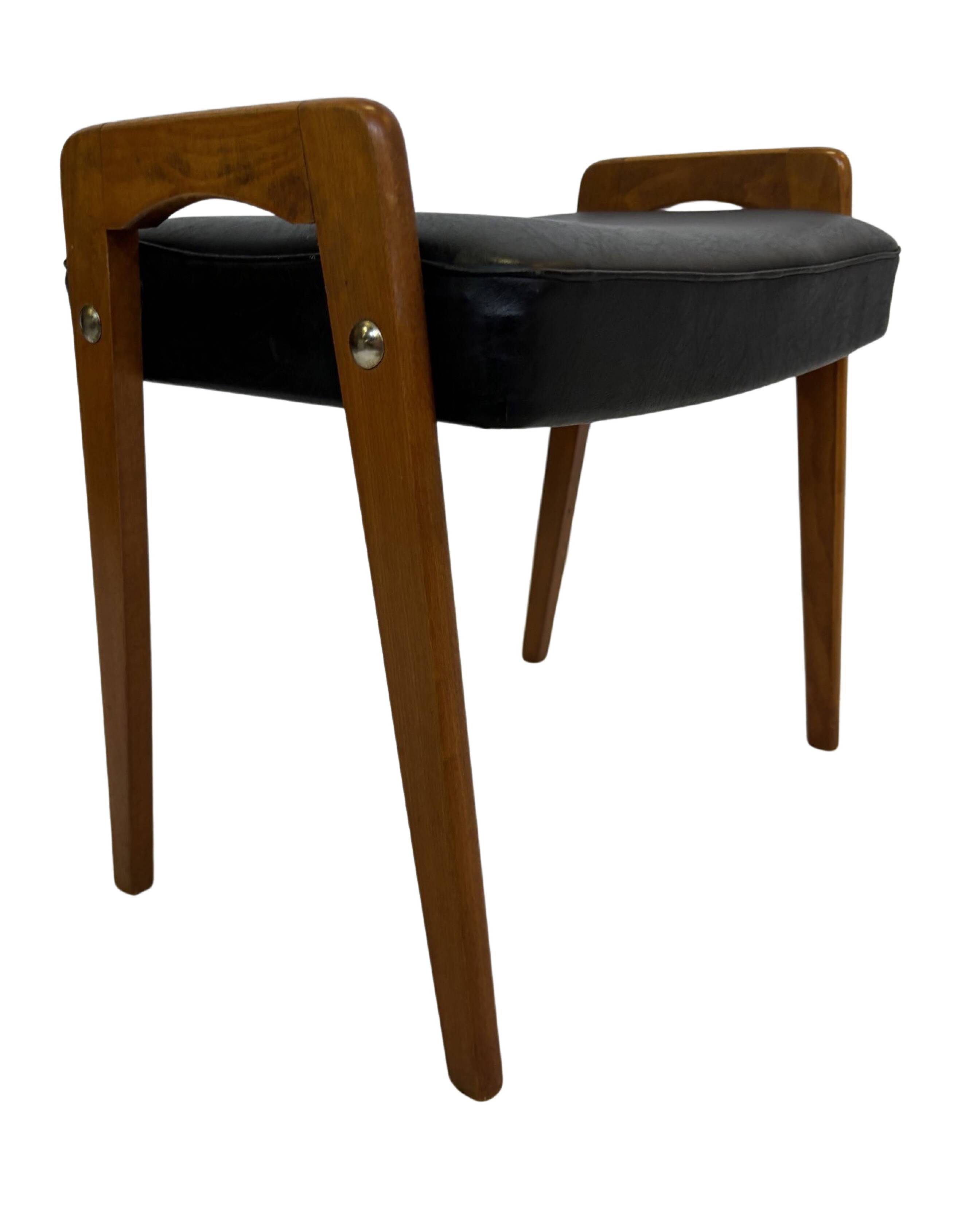 Vintage Footstool Ottoman Danish Design 1960s