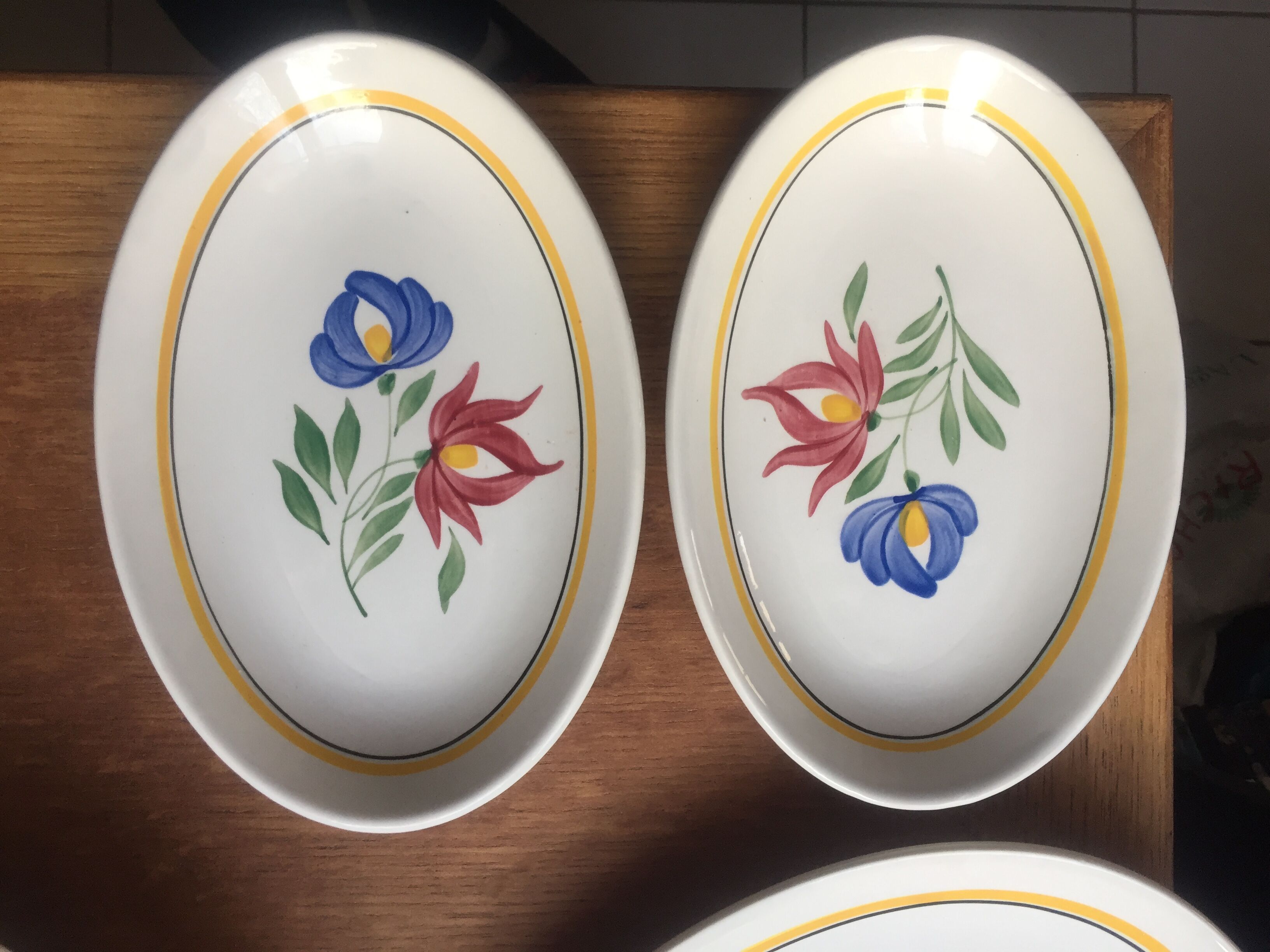 Lot of tableware Digoin Sarreguemines model Dunkirk