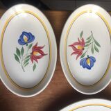Lot of tableware Digoin Sarreguemines model Dunkirk