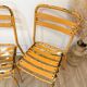 Pair of vintage bistro chairs "Street Art"