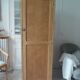 Vintage Parisian 1-door wardrobe, it has been completely cleaned, sanded, treated and waxed.